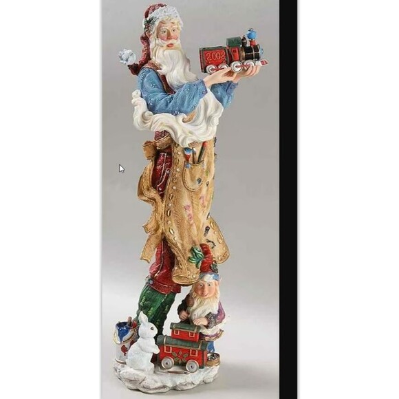 Vintage Lenox 2002 Pencil Santa "The Toy Maker" Pencil Santa Collection NEW - Picture 1 of 14